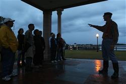 Seafaring apparitions come to life during the Elizabeth City Historic Ghost Walk. (Justin Falls Photo)